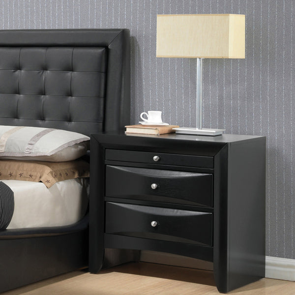 ACME Ireland Black Nightstand Model 04163