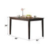 ACME Cardiff Espresso Dining Table Model 06850