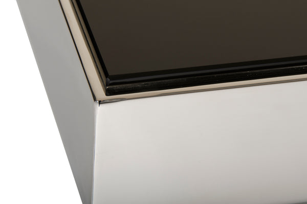 Courtland Modern Stainless Steel Dining Table