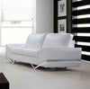 Divani Casa Vanity Modern White Leather Loveseat Model VG2T0744-LOVE-WHT