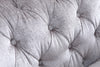 Alexandrina Grey Tufted Velvet Loveseat