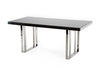 Courtland Modern Stainless Steel Dining Table
