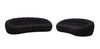 Divani Casa Yolonda Modern Curved Black Fabric Sofa Set Model VGEV-2126C-SET-BLK