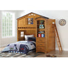 ACME Tree House Rustic Oak Twin Loft Bed Model 10160