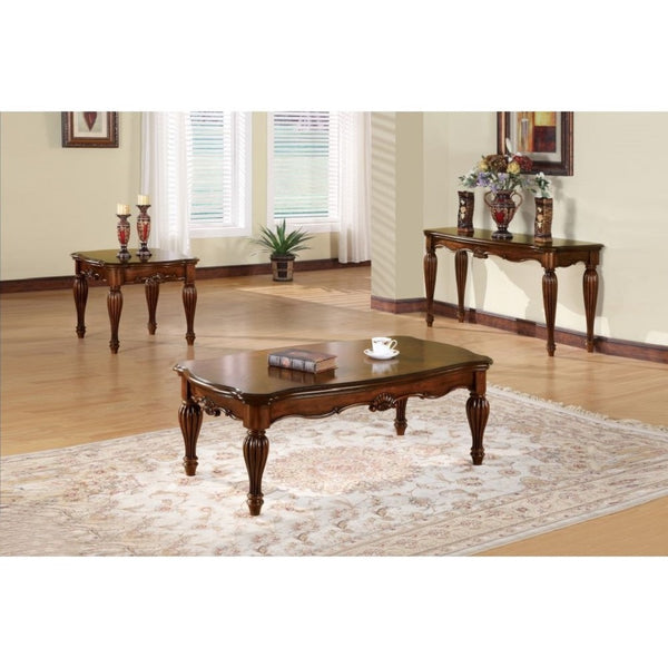 ACME Dreena Cherry End Table Model 10291