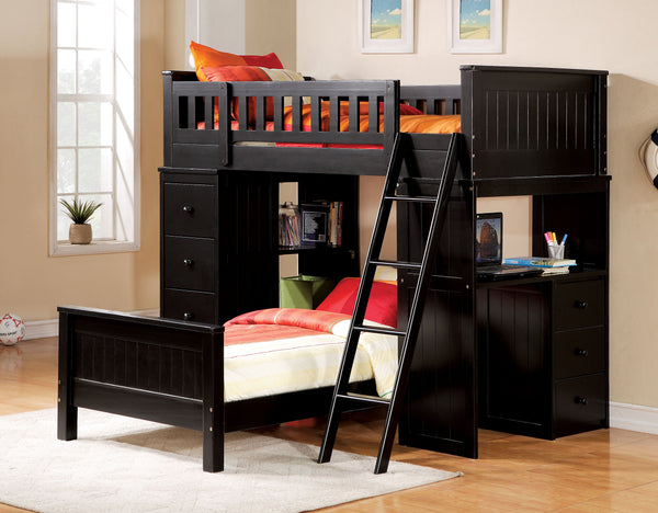 ACME Willoughby Black Twin Bed Model 10988W