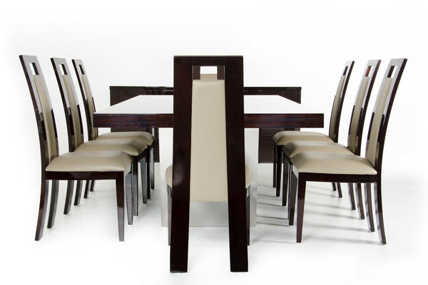 Modrest Christa Modern Ebony High Gloss Dining Table Model VGHB220T