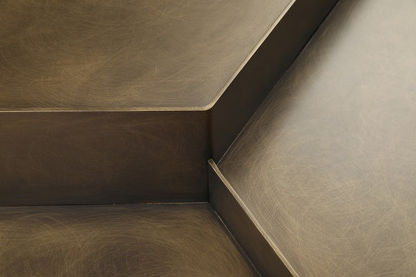 Modrest Kyuss Modern Antique Brass Coffee Table Model VGVC-CT2153