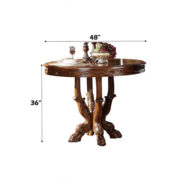 ACME Dresden Cherry Oak Counter Height Table Model 12160