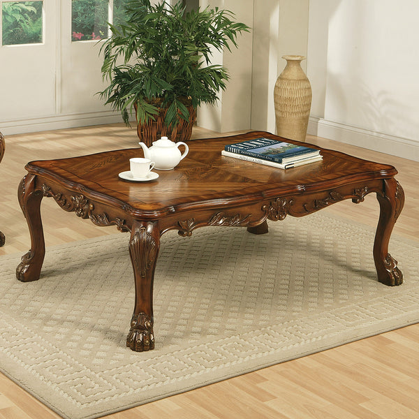 ACME Dresden Cherry Oak Coffee Table Model 12165