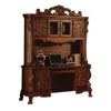 ACME Dresden Cherry Oak Executive Computer Desk with Hutch Model 12172