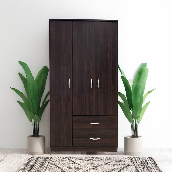 ACME Olean Espresso Wardrobe Model 12248KIT