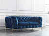 Divani Casa Sheila Modern Dark Blue Fabric Sofa Set Model VGCA1346-BLU