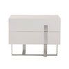 Voco Modern White Bedroom Nightstand Model VGCN1302H-P01