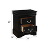 ACME Louis Philippe III Black Nightstand Model 19503