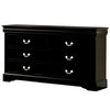 ACME Louis Philippe III Black Dresser Model 19505