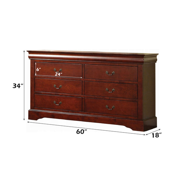 ACME Louis Philippe III Cherry Dresser Model 19525