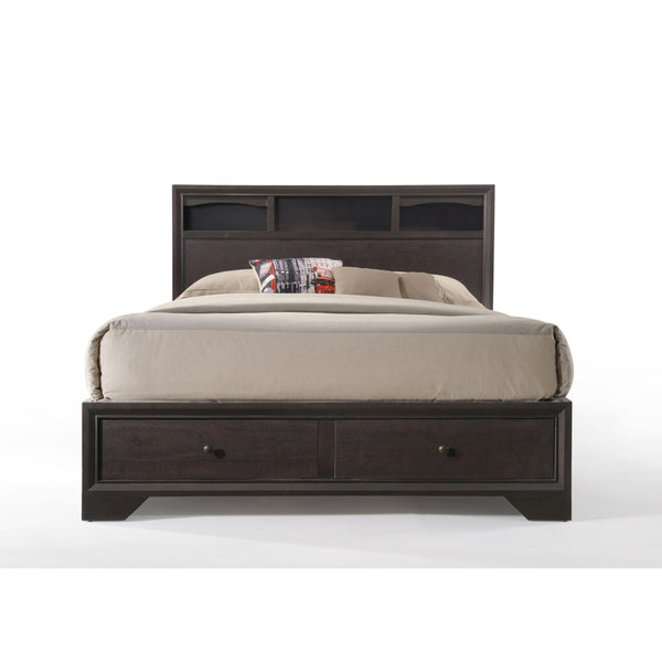 ACME Madison II Espresso Eastern King Bed with Storage Model 19557EK