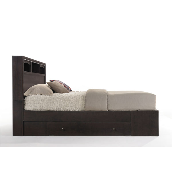 ACME Madison II Espresso Eastern King Bed with Storage Model 19557EK