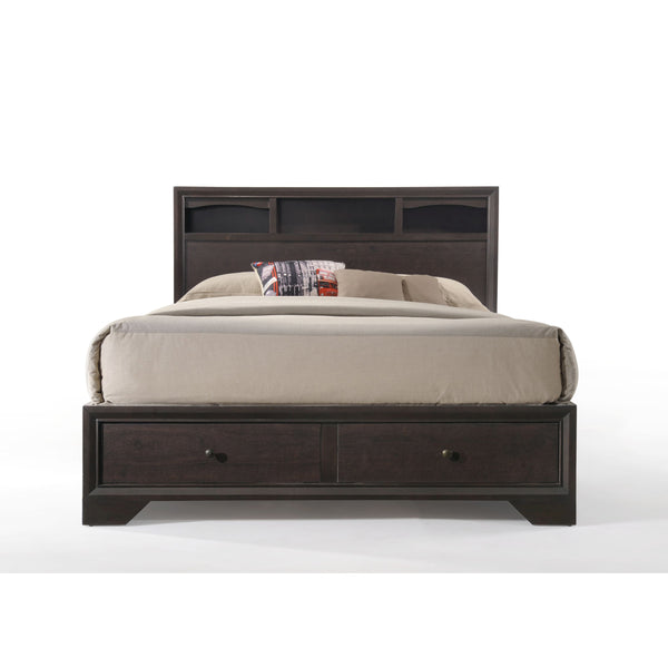 ACME Madison II Espresso Queen Bed with Storage Model 19560Q