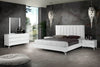 Nova Domus Angela Italian Modern White Eco Leather BedModel VGACANGELA-BED