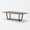 Modrest Gilroy Modern Walnut And Black Dining Table Model VGBB-MI2003T-WAL-B-DT