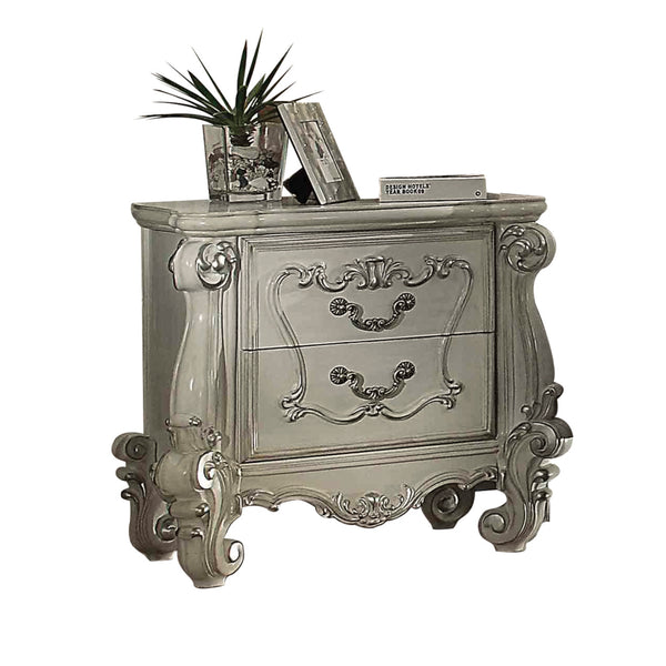 ACME Versailles Bone White Nightstand Model 21133
