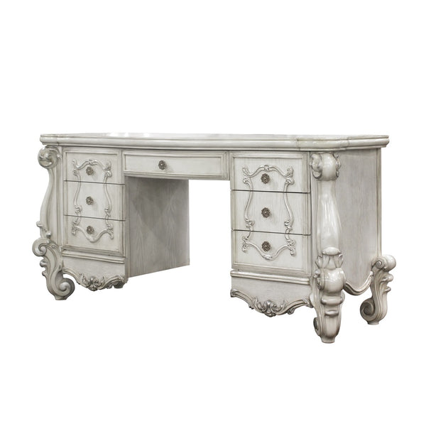 ACME Versailles Bone White Vanity Desk Model 21137
