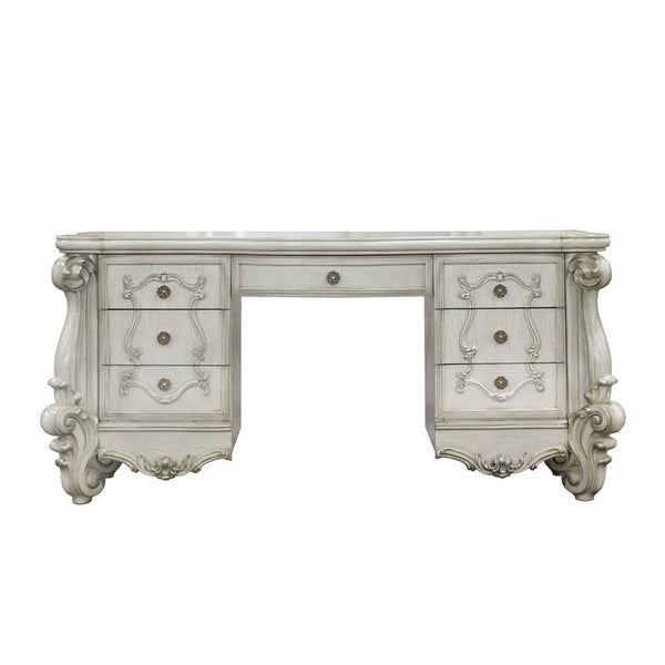 ACME Versailles Bone White Vanity Desk Model 21137