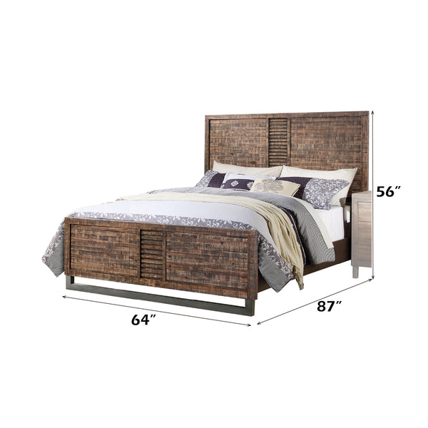 ACME Andria Reclaimed Oak Queen Bed Model 21290Q