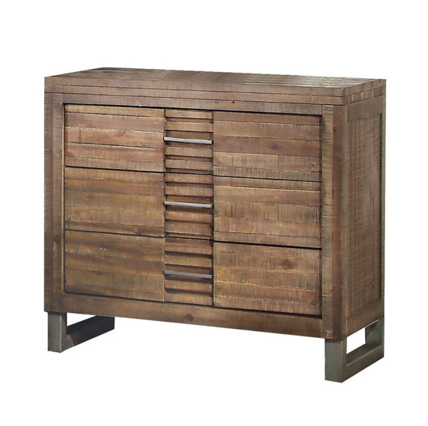ACME Andria Reclaimed Oak Nightstand Model 21293