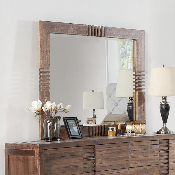 ACME Andria Reclaimed Oak Mirror Model 21294