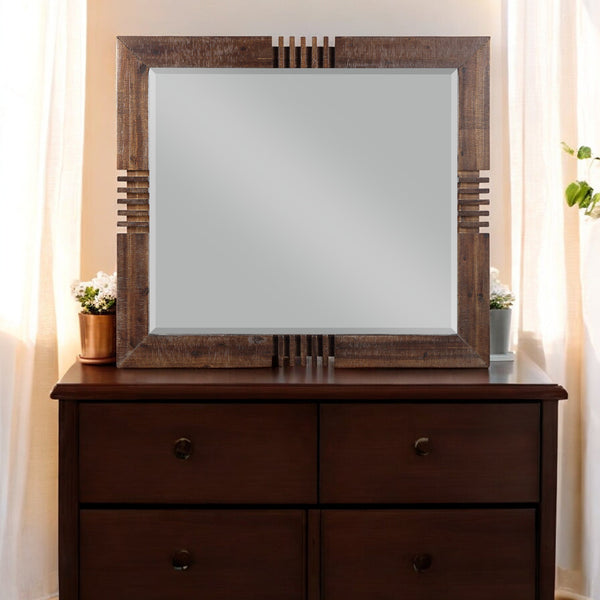 ACME Andria Reclaimed Oak Mirror Model 21294