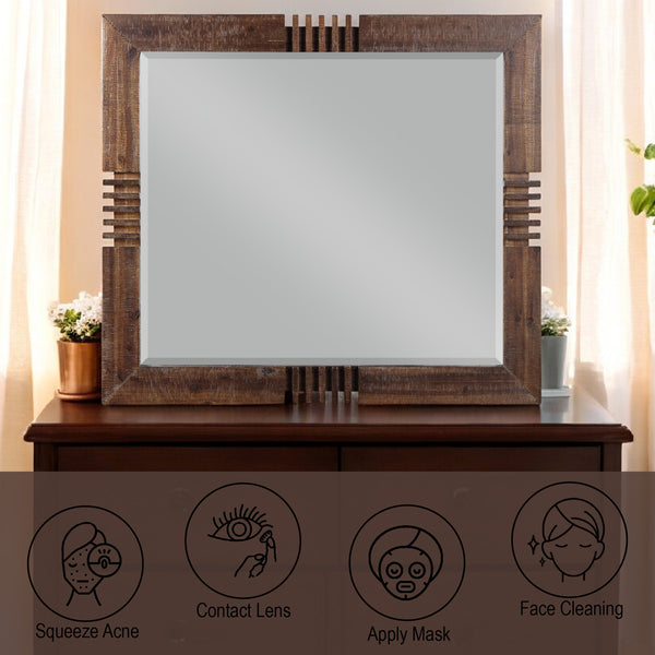 ACME Andria Reclaimed Oak Mirror Model 21294