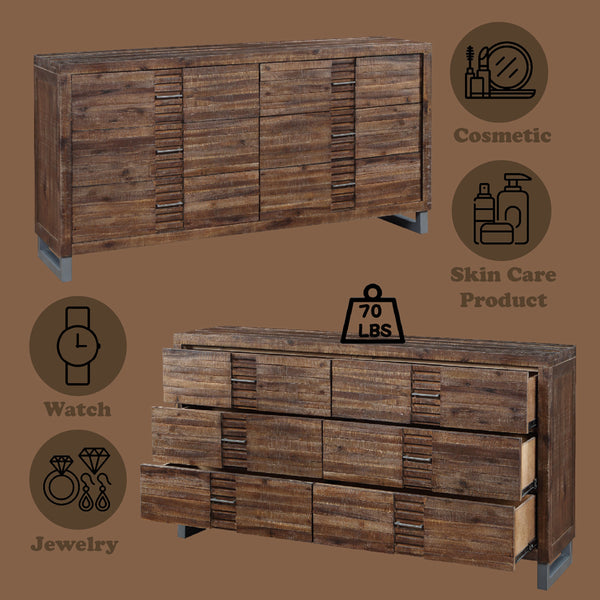 ACME Andria Reclaimed Oak Dresser Model 21295