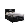 ACME Ireland Black Full Bed with Storage Model 21620F