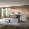 ACME Ireland White Queen Bed with Storage Model 21700Q