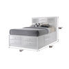ACME Ireland White Full Bed with Storage Model 21710F