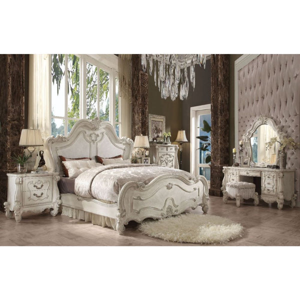 ACME Versailles Bone White Queen Bed Model 21760Q