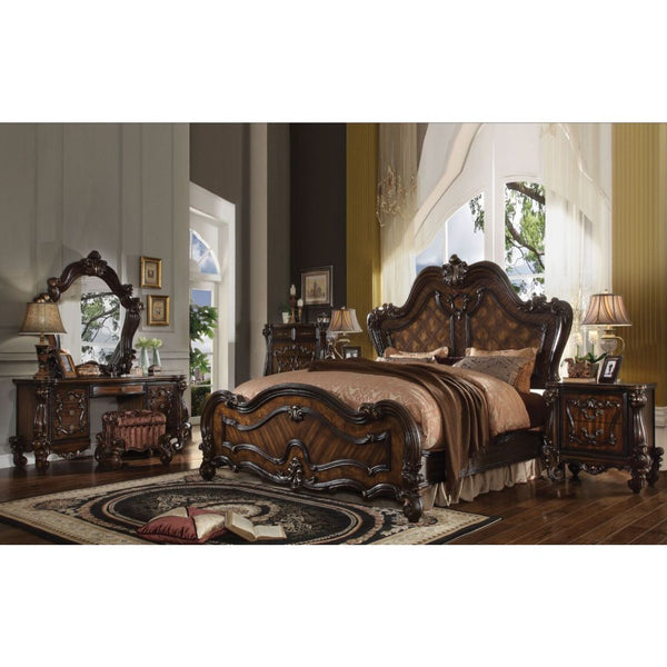 ACME Versailles Cherry Oak Queen Bed Model 21790Q