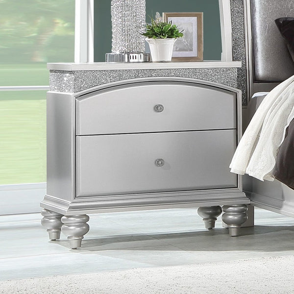 ACME Maverick Platinum Nightstand Model 21803
