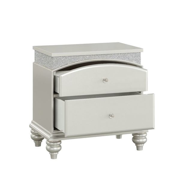 ACME Maverick Platinum Nightstand Model 21803