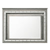 ACME Antares Light Gray Oak Mirror with LED Model 21824