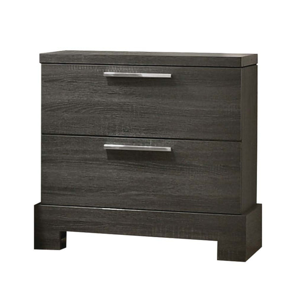 ACME Lantha Gray Oak Nightstand Model 22033