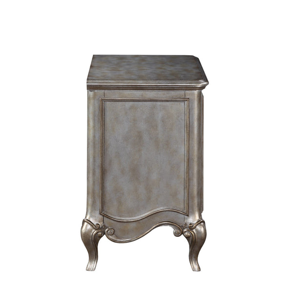 ACME Esteban Antique Champagne Nightstand Model 22203
