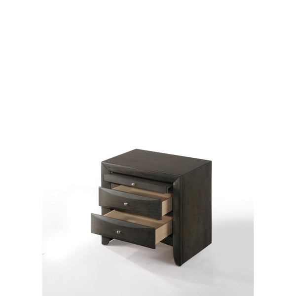ACME Ireland Gray Oak Nightstand Model 22704