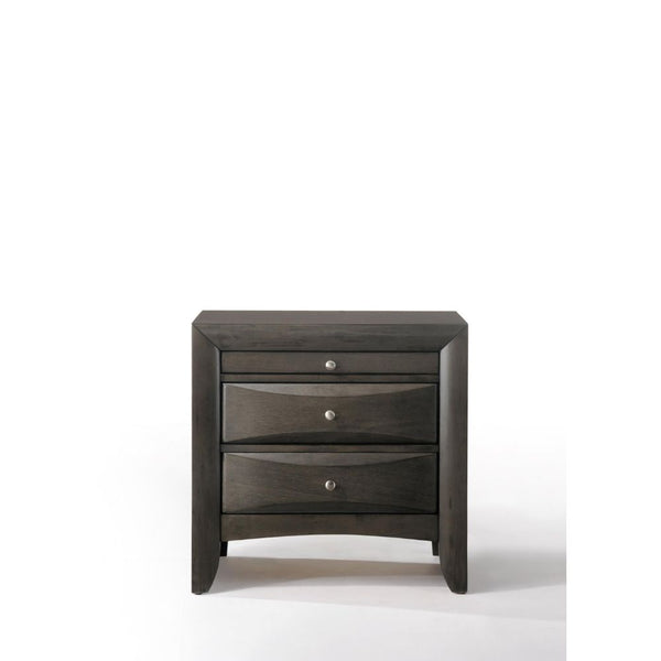 ACME Ireland Gray Oak Nightstand Model 22704