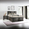 ACME Ireland Gray Oak Full Bed with Storage Model 22710F
