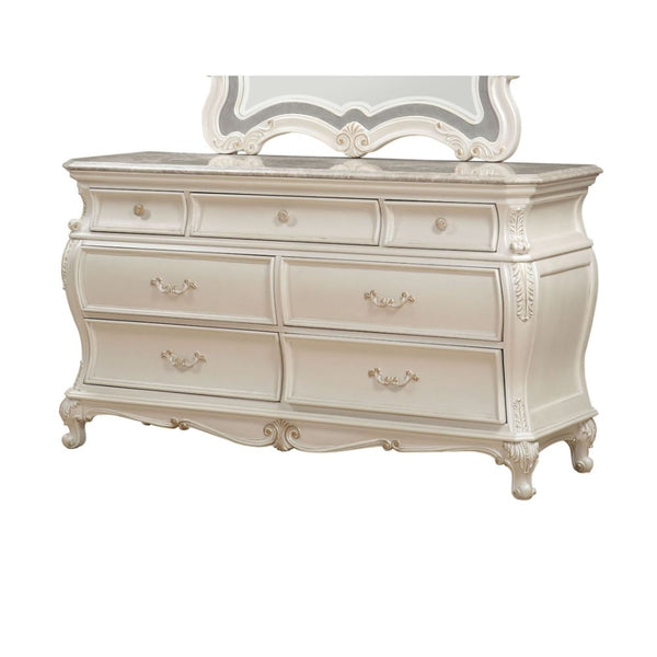 ACME Chantelle Pearl White Dresser Model 23545
