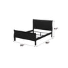 ACME Louis Philippe Black Eastern King Bed Model 23727EK